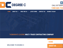 Tablet Screenshot of degreec.com.au